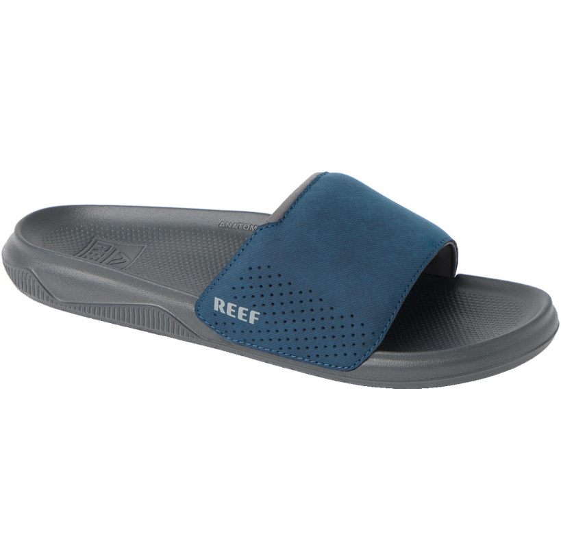2026 Reef Hommes Sandales Tailslide CJ8561 - Grey / Bleu Marine